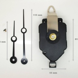 Clock Pendulum Mechanism Hands Hole 8.8/11.5cm Diy Quartz Movement Battery Operated Creation Repair - thumbnail 2