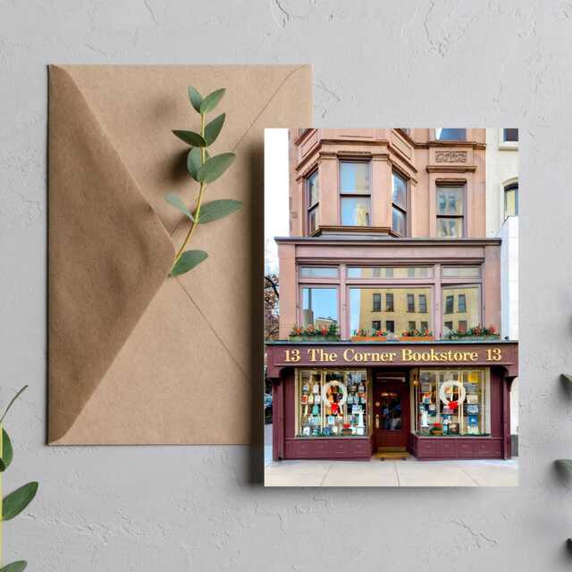 The Corner Bookstore New York Poster - Iconic Nyc Bookshop Art Print Literary Wall Decor - image 1