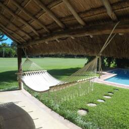 Natural Color American Hammock Made With Thick Cotton/Nylon Thread Customs Taxes Included - thumbnail 3