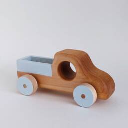 Personalized Wooden Truck Toy - Toddler Gift Handmade Wood Nursery Decor - thumbnail 2
