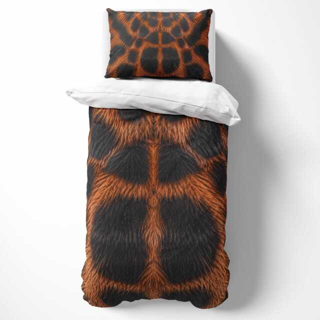 Tarantula Print Single Duvet Cover Wild Animal Safari Jungle Scary Bedding Bedroom D??cor Wildlife Home Aesthetic Gift For Lovers UK - image 1