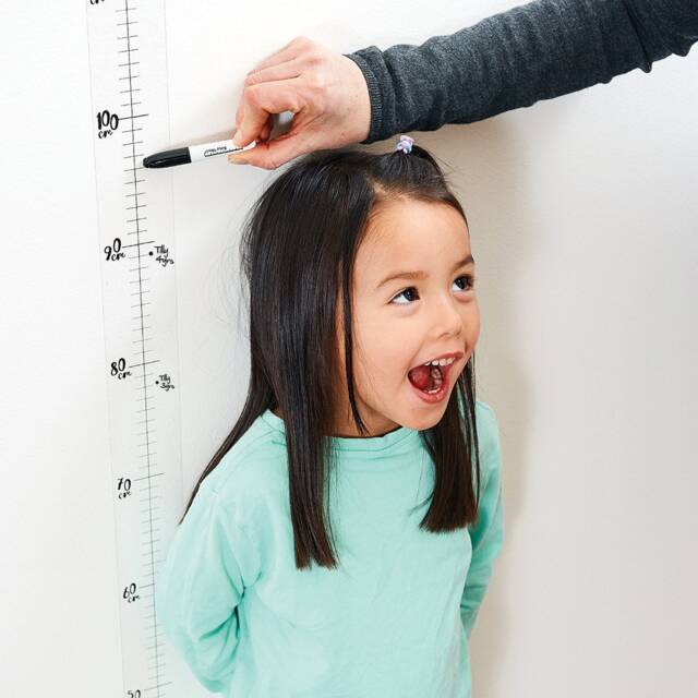 Clear Height Chart Wall Sticker - image 1