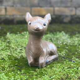 Concrete Baby Deer Sculpture Garden Wild Animal Figure Cement Statue Handmade Lawn Ornament Stone Decor Yard Art Lover Gift - thumbnail 2