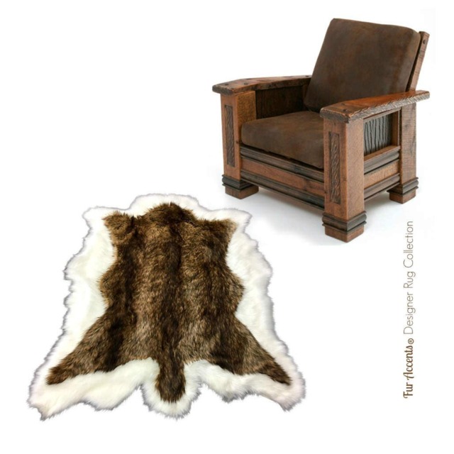 Faux Fur Deer Pelt Rug - Plush Shag, Handmade in Usa - image 1