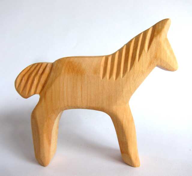 Foal, Toddler Toy, Wooden Animal - image 1