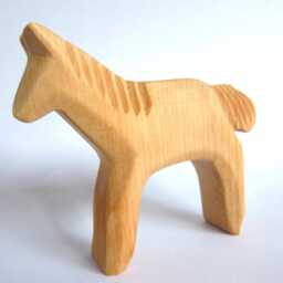 Foal, Toddler Toy, Wooden Animal - thumbnail 2