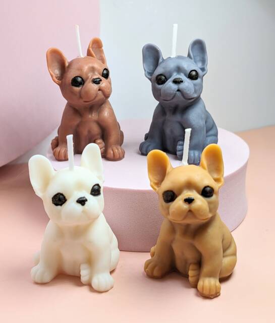French Bulldog Candle. Frenchie Decor For Dog Owner - image 1