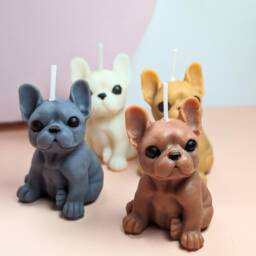 French Bulldog Candle. Frenchie Decor For Dog Owner - thumbnail 2