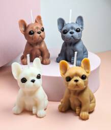 French Bulldog Candle. Frenchie Decor For Dog Owner - thumbnail 1