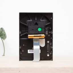 Desk Clock Made With Recycled Computer Hard Drive, Hdd Clock, Gift For Dad, Unique Geek, Graduation - thumbnail 4