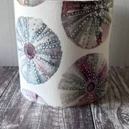 Table Lampshade Voyage Maison Sea Urchin, Small Lampshade, Coastal Home Decor, Seaside Decor Ideas, Large Blue Green - thumbnail 3