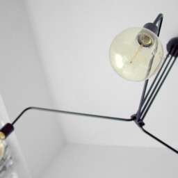 Uma - Black Geometric 3-Light Pendant Lamp Modern Ceiling Lighting Fixture - thumbnail 2