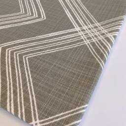 Modern Ecru Valance - Premier Prints Beige Window Treatments - Custom Drapery Valance For Kitchen Or Bathroom - Straight Wavy Curtain Topper - thumbnail 4