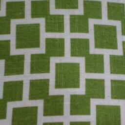 Robert Allen Linen Geometric Print Pillow, 16 X 16, Apple Green - thumbnail 3