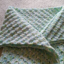 Crochet Corner To Baby Blanket, Multi Color Blanket, Gift Idea's, Shower, Gift Idea's. Ready Ship - thumbnail 4