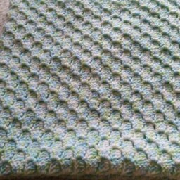 Crochet Corner To Baby Blanket, Multi Color Blanket, Gift Idea's, Shower, Gift Idea's. Ready Ship - thumbnail 2