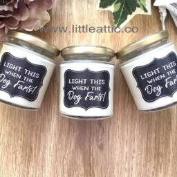 Funny Dog Farts Candle, Pet Odor Eliminator - thumbnail 2