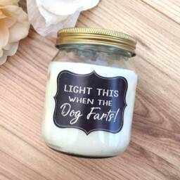 Funny Dog Farts Candle, Pet Odor Eliminator - thumbnail 3