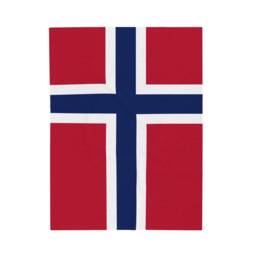 Norway Velveteen Plush Blanket, Flag Blanket, Flag Of Custom Norwegian Name Norge Gift - thumbnail 4