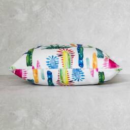 Cactus Pillow Cover Colorful Cotton Throw Pillow, Double Sided - thumbnail 2