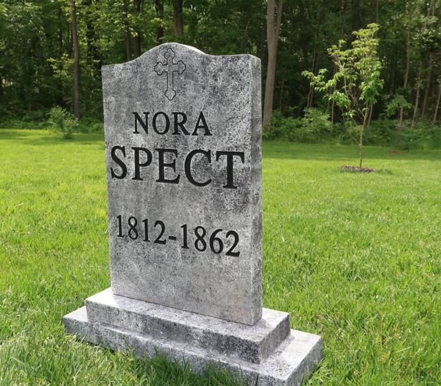 Nora Spect Silly Clever Halloween Tombstone Yard Prop - image 1