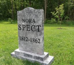 Nora Spect Silly Clever Halloween Tombstone Yard Prop - thumbnail 1