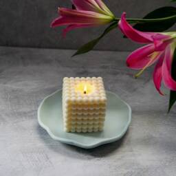 Large Bubble Soy Wax Candle Scandinavian Home Decor - thumbnail 4