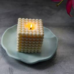 Large Bubble Soy Wax Candle Scandinavian Home Decor - thumbnail 3
