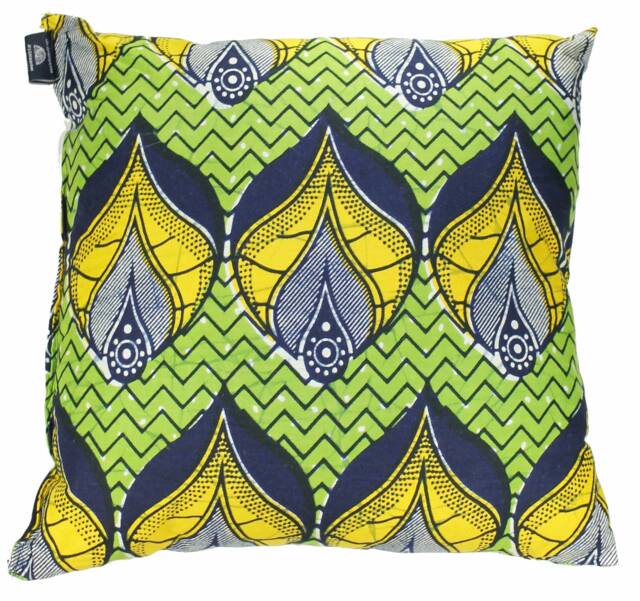 African Wax Print Pillow Cotton Hypo - Allergenic Polyester Filled Fiber 100% Cottonhypo