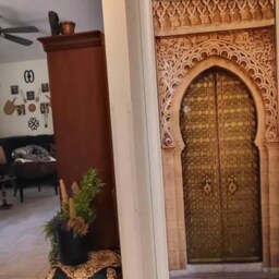 Door Wall Sticker Royal Entrance To The Mosque in Rabat/ Moroccan Wallpaper/ Sticker/ Stickers/ Decor - thumbnail 2