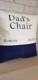 Personalised Pocket Cushion~Pocket Pillow~Present For Dad~Gift Grandad~Gadget Cushion~Reading Cushion~Personalized~Christmas Gift - thumbnail 3