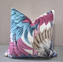 Christian Lacroix For Designers Guild Belorizonte Azure Fabric Cushion Cover 50x50 cm - thumbnail 1