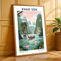 Khao Sok Thailand Art Print Surreal Asian Landscape - thumbnail 3