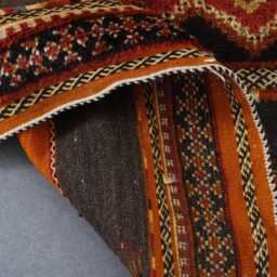 Vintage Berber Wool Rug Handmade Moroccan Carpet - 6, 8x3, 4 Ft - thumbnail 4