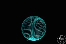 Personalised Tennis Ball Led Night Light - Sports Gift - thumbnail 1