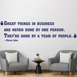 Teamwork Quote Wall Decal Inspirational Office Decor 2130Re - thumbnail 3