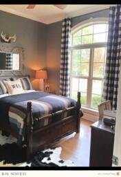 Plaid Buffalo Check Curtains Vintage Home Decor - Pair - thumbnail 2