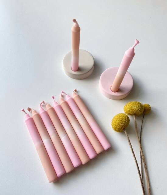 Birthday Candles/Dip Dye Set Of 6 Or 8 Train - image 1