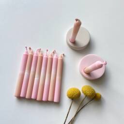 Birthday Candles/Dip Dye Set Of 6 Or 8 Train - thumbnail 3