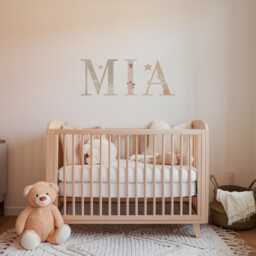 Rainbow Garden Personalised Name Wall Stickers - thumbnail 2