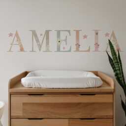 Rainbow Garden Personalised Name Wall Stickers - thumbnail 3