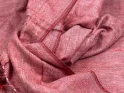 Pink Yak Wool Blend Blanket Soft Oversized Meditation Wrap