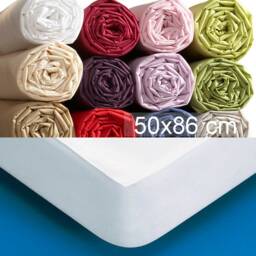 50x86 Fitted Sheet For Next 2 Me Bed Oeko-Tex Fabric