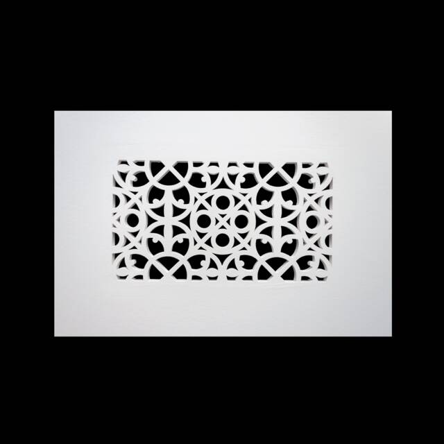 Decorative Air Vent Cover. Custom Made in The Uk. Installed 12.5mm Plasterboard Model P50 - image 1