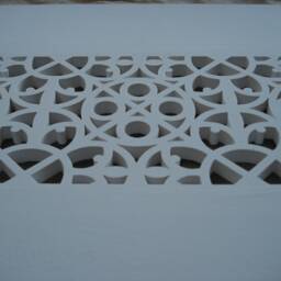 Decorative Air Vent Cover. Custom Made in The Uk. Installed 12.5mm Plasterboard Model P50 - thumbnail 3