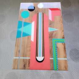 Handmade Epoxy Resin C Table Colorful Sofa Side Table - thumbnail 4