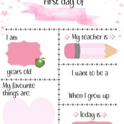First Day Of School Nursery Photo Sign, Starting Sign, Back To School Sign, First Day Board, Wipe Clean Print, Last - A4 - thumbnail 2