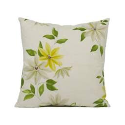 Sanderson - Wisley Primrose/Cream Watercolour Style Trailing Floral Clematis Cushion Cover Handmade Throw Pillow Designer Home D??cor - thumbnail 3