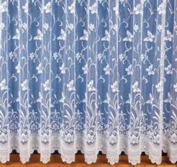 Traditional White Butterfly Net Curtain, Sold By The Metre in Width, Matching Jardini??res Also Available From My Shop - thumbnail 1