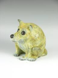 Bronze Dog Figurine, Lovers Gift - thumbnail 1